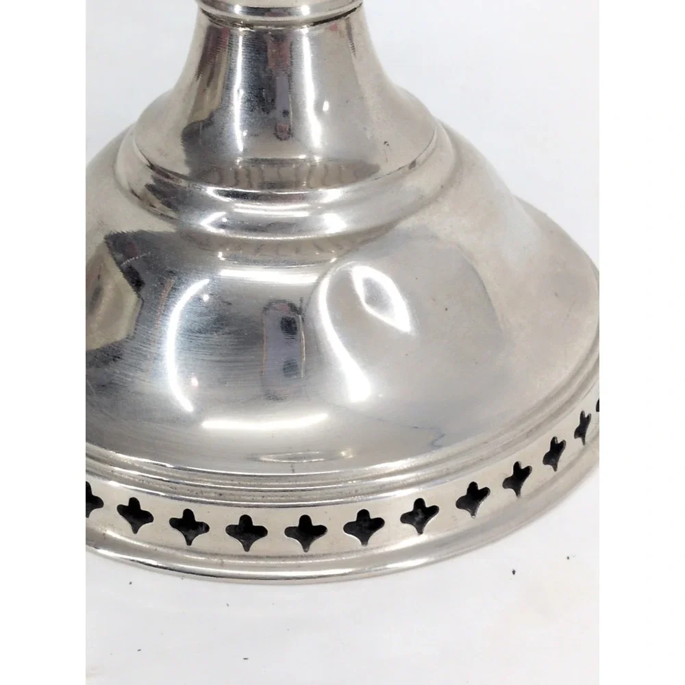 Antique Rayo Nickel Plated Kerosene Oil Lamp Center Draft